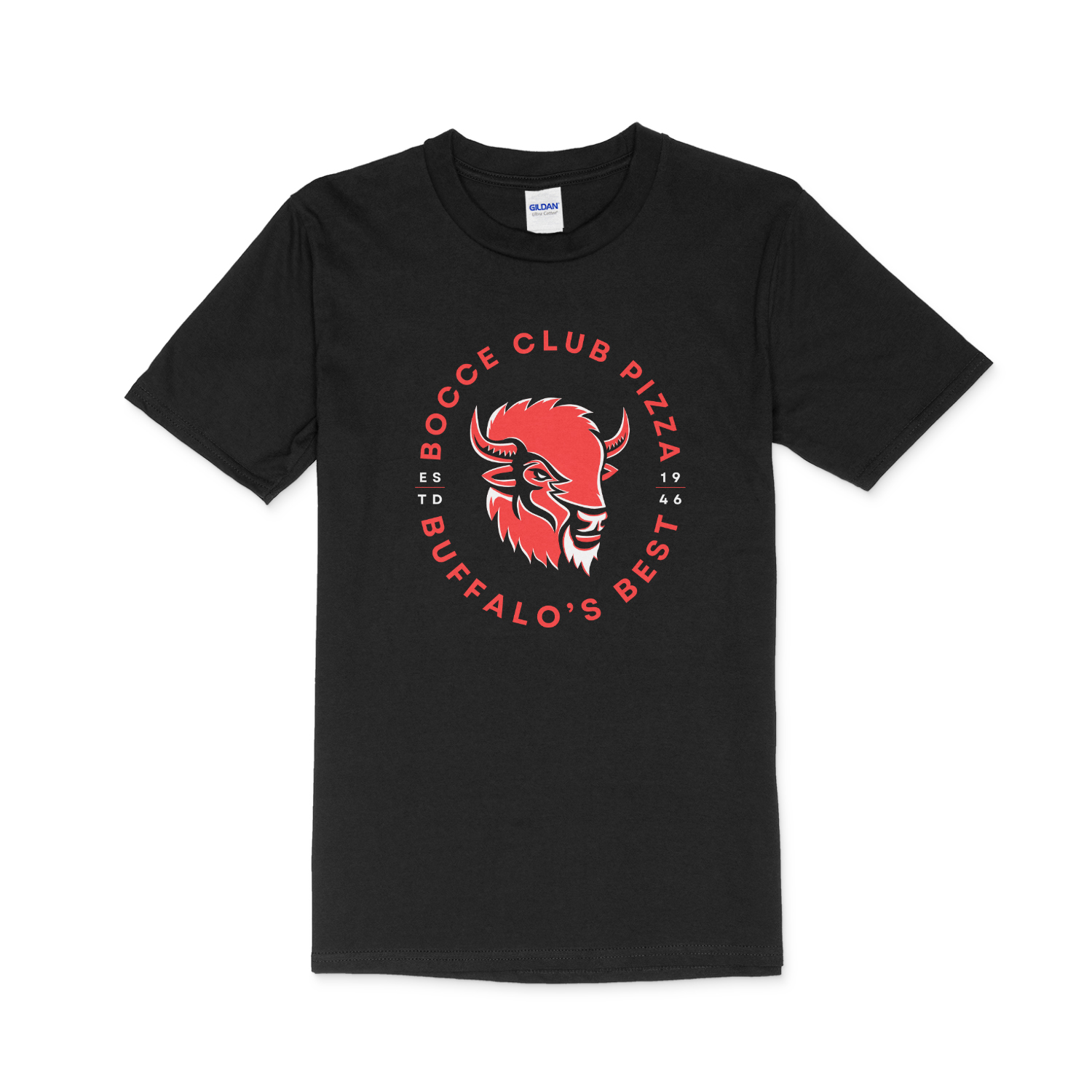 Buffalo Head Black Tshirt